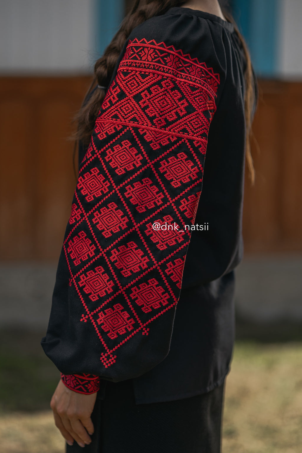 Вишиванка жіноча "Княжа (4)"(чорна)