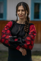 Вишиванка жіноча "Княжа (4)"(чорна)