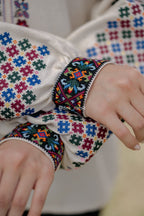 Вишиванка жіноча "Кокетка (2)"(бежева)