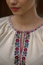 Вишиванка жіноча "Кокетка (2)"(бежева)