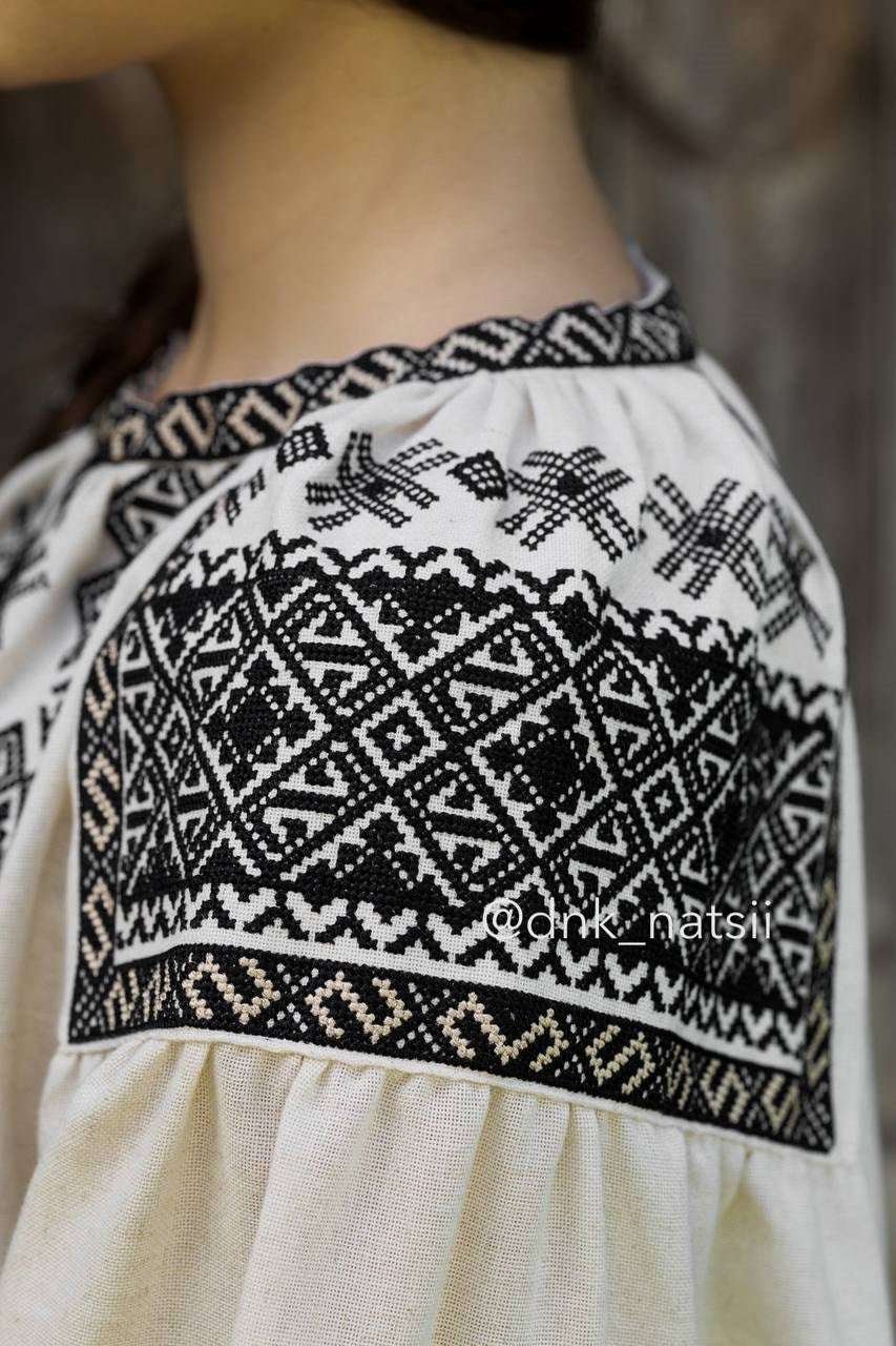 Вишиванка жіноча "Черемош (3)"(бежева)