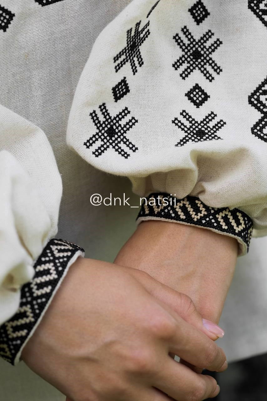 Вишиванка жіноча "Черемош (3)"(бежева)