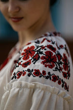 Вишиванка жіноча "Злагода (2)"(бежева)