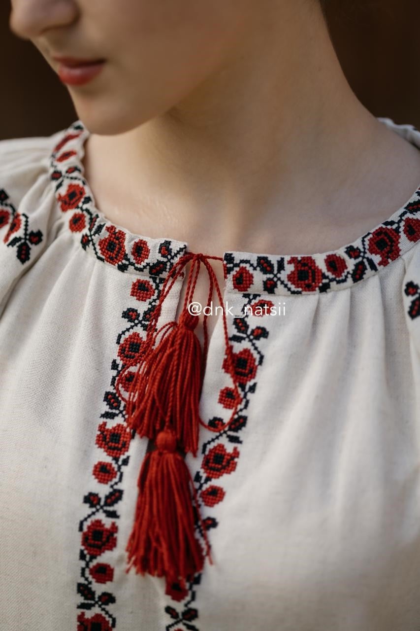 Вишиванка жіноча "Злагода (2)"(бежева)