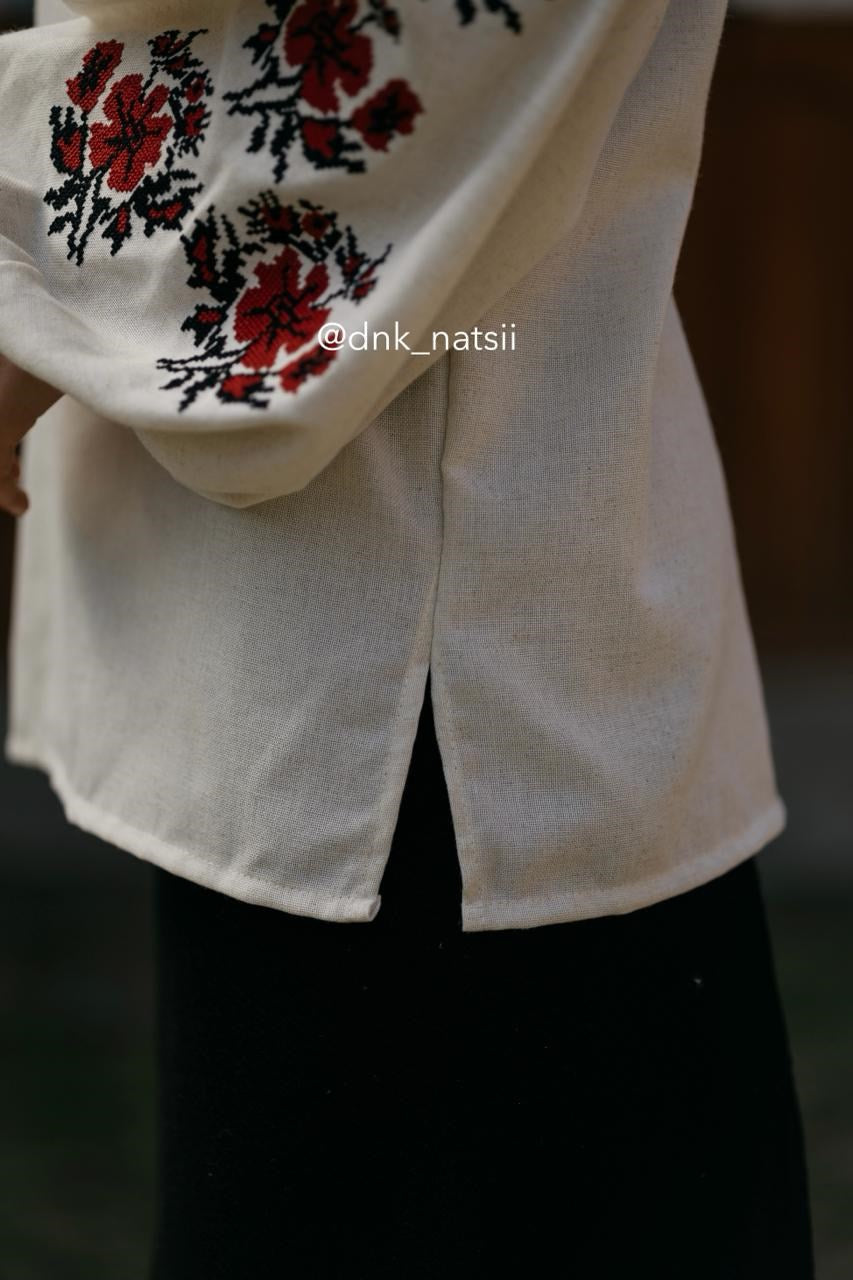 Вишиванка жіноча "Злагода (2)"(бежева)