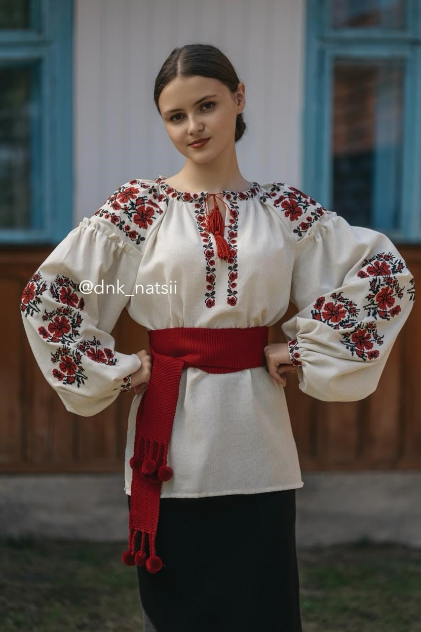 Вишиванка жіноча "Злагода (2)"(бежева)