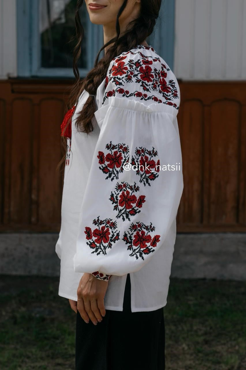 Вишиванка жіноча "Злагода (1)"(біла)