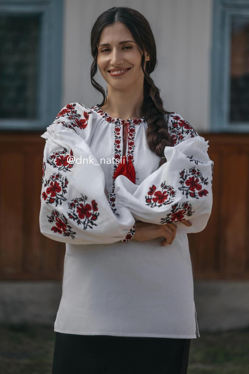 Вишиванка жіноча "Злагода (1)"(біла)