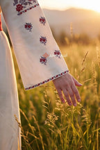 Вишита сукня "Вілія (2)"(молочна)