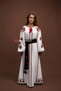 Вишита сукня авторська "Злагода (2)" біла