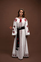 Вишита сукня авторська "Злагода (2)" біла