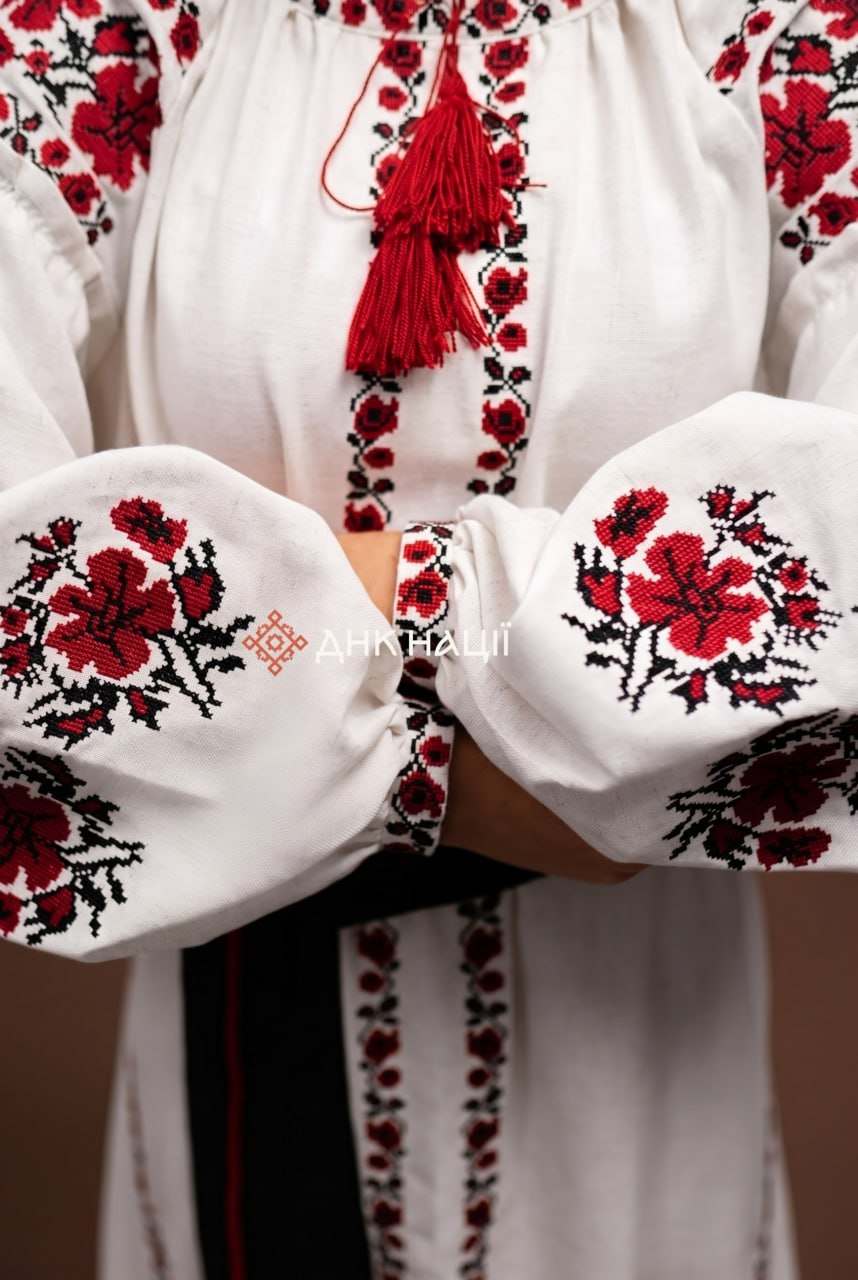 Вишита сукня авторська "Злагода (2)" біла